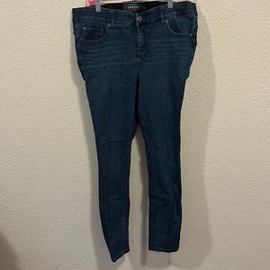 Torrid 14R Bombshell Skinny Blue Jeans